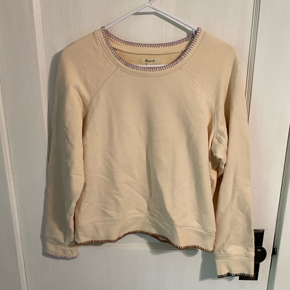 Madewell embroidered sweatshirt